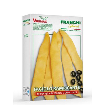 Fagiolo rampicante Meraviglia di Venezia grano nero Virimax semi