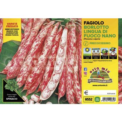 Fagiolo Nano Borlotto L.Fuoco H552
