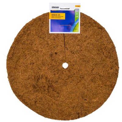 Disco pacciamatura in fibra di cocco 45 cm Set 3 pezzi BIO