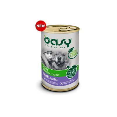 Oasy one protein umido cane anatra 400gr