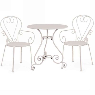 Set Bistro Etienne Tavolo + 2 Sedie