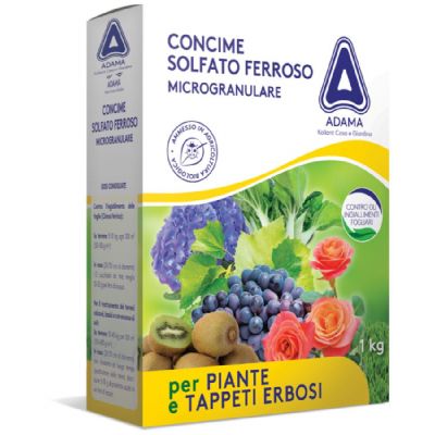 Concime Solfato ferroso per piante e tappeti erbosi 1 Kg