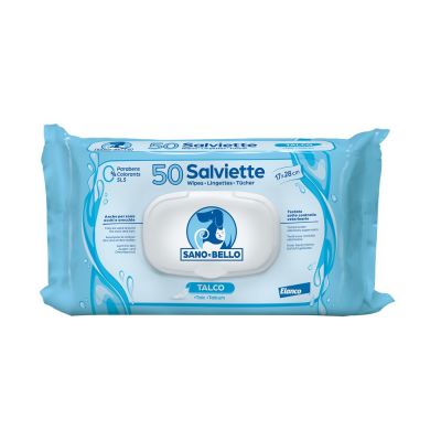 Salviette detergenti al talco 50pz