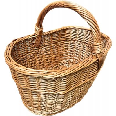 Cesto in vimini per legna 42x28x20 cm