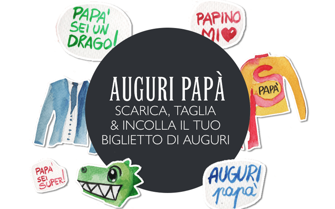 Festa del papà, crea il tuo biglietto di auguri 