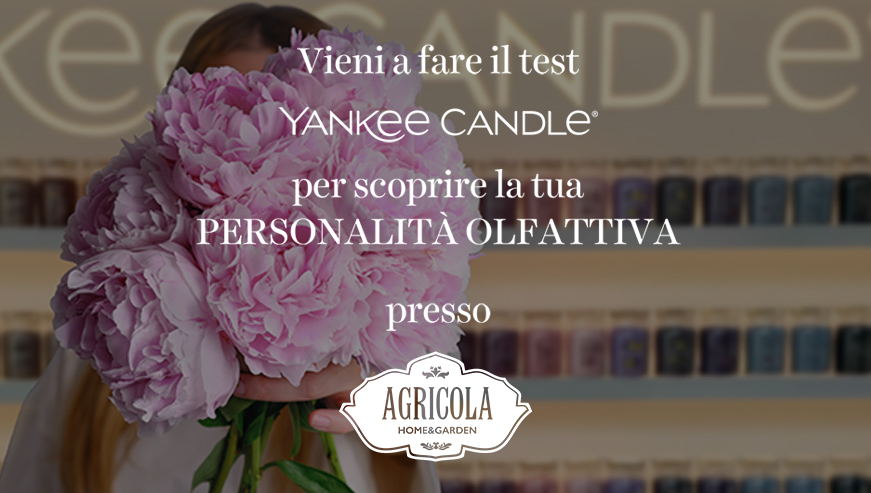 Evento test olfattivo Yankee Candle in Agricola